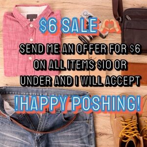 Send me offers for $6 I will even do discounts for bundles!!!!!